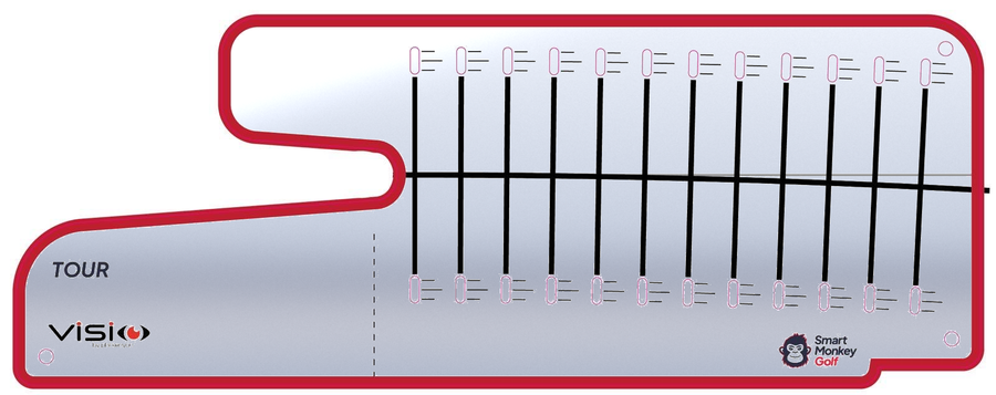 Stance Mirror Tour top mirror, carrying the Visio putting template